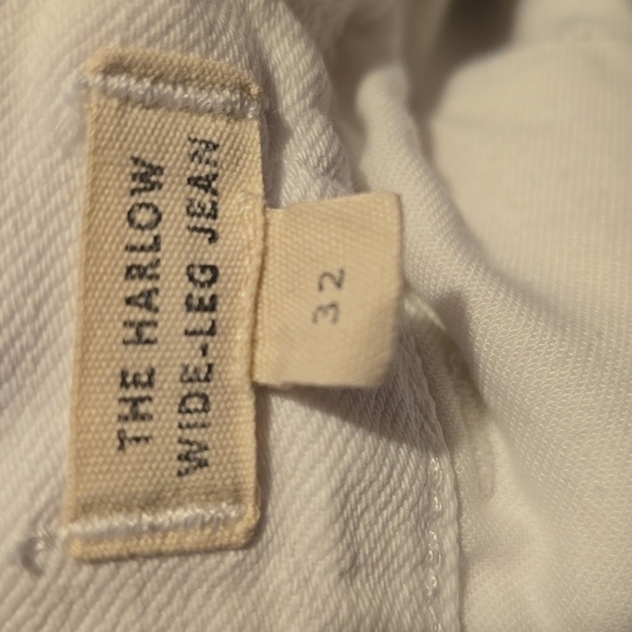 Madewell White Harlow Jean In White cotton Jeans & Denim Size 32 - Picture 8 of 16